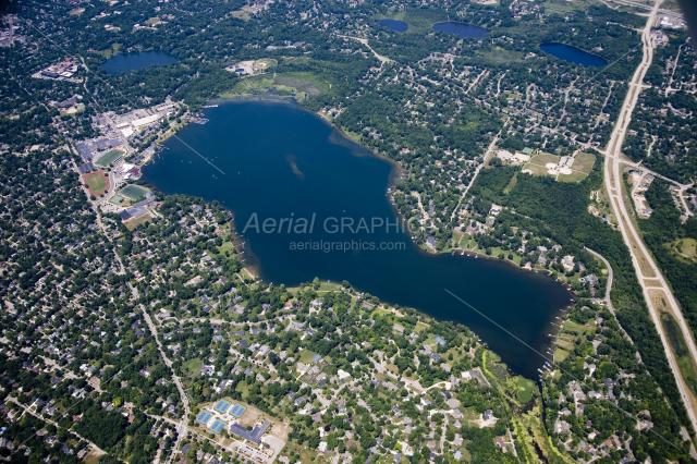 Reeds Lake in Kent County, Michigan